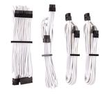 Kit inicial de cabos PSU Corsair Premium com capa individual Kit inicial de cabos PSU Corsair Premium com capa individual
