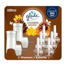 Kit inicial de purificador de ar Glade Plugins Cashmere Woods Kit inicial de purificador de ar Glade Plugins Cashmere Woods