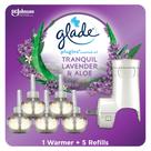 Kit inicial de purificador de ar Glade Plugins Lavender & Aloe Kit inicial de purificador de ar Glade Plugins Lavender & Aloe