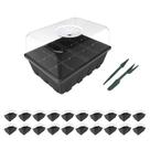 Kit inicial de sementes Planter Gardzen, cúpula de 240 células de 16,8 x 11,4 cm Kit inicial de sementes Planter Gardzen, cúpula de 240 células de 16,8 x 11,4 cm