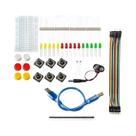 Kit Inicial Mini UNO R3 Com LED, Fios Jumper E Botão Para Arduino DIY Educação Escolar Laboratório