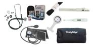 Kit Iniciante De Enfermagem Esfigmo E Esteto Rappaport Com Garrote E Relogio