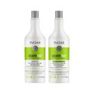Kit inoar cicatrifios renovação absoluta plástica capilar instantânea shampoo condicionador 1l
