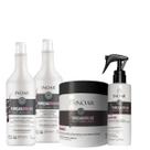 Kit Inoar Força e Brilho Shampoo 1 litro + Condicionador 800ml + Máscara 500g + Leave-in 200ml Kit Inoar Força e Brilho Shampoo 1 litro + Condicionador 800ml + Máscara 500g + Leave-in 200ml