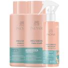 Kit Inoar Meu Cacho, Meu Crush Sh 500ml + Cond 500ml + Fluido 200ml