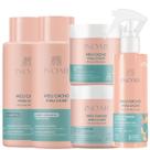 Kit Inoar Meu Cacho, Meu Crush Sh 500ml + Cond 500ml + Másc 500g + Gelatina 500g + Fluido 200ml
