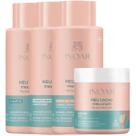 Kit Inoar Meu Cacho, Meu Crush Sh 500ml + Cond 500ml + Máscara 500g + Creme de Pentear 500ml