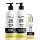 Kit Inoar Rivo Fios shampoo 500ml + cond 500ml + blend de óleos 120ml