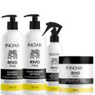 Kit Inoar Rivo Fios shampoo 500ml + cond 500ml + leave-in 250ml + máscara 500g Kit Inoar Rivo Fios shampoo 500ml + cond 500ml + leave-in 250ml + máscara 500g