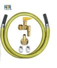 Kit Instalação 90 de Fogão e Cooktop Roco - 1,25m - 2304 Registro Corta Fogo 90