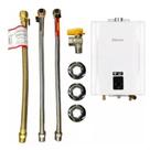 Kit Instalação Aquecedor Gás Mais Segurança 30cm 1/2 Haenke