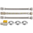 Kit Instalação Aquecedores A Gás M 180517 Blukit (M) 1/2 x (F) 1/2 - 40 cm