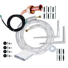 Kit Instalação Ar Condicionado 9000 a 12000 btus 1/4 x 3/8 Com Suporte 3 Metros