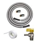 Kit Instalação Gás Encanado Mangueira 3,00m e Válvula Glp Gn