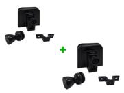 Kit Instalação - Janela De Correr 4 Folhas de Vidro - Preto