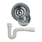 Kit Instalação Para Cuba/tanque Válvula Americana + Sifão Flexível Universal