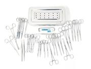 Kit Instrumental Cirúrgico Veterinário Clinica 32 Peças com Gravação do seu nome a Laser Com Gancho Social Instrumentos