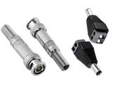 Kit Intelbras 08 Conector Bnc Com Mola + 04 P4 Macho Com Borne