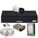 Kit Intelbras 1 Cam Full Hd 1220b E Dvr Mhdx 3004-C C/Hd
