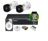 Kit Intelbras 2 Cam 1220b Full Hd 1080p 2m Dvr 4 Mhdx 1104