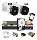 Kit Intelbras 2 Cam 1220b Fullhd Dvr 4 Mhdx 3104 Fullhd C Hd Kit Intelbras 2 Cam 1220b Fullhd Dvr 4 Mhdx 3104 Fullhd C Hd