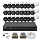 Kit Intelbras 24 câmeras de Segurança Vhd 1230 30m Dvr de 32 canais 1232 Alta Resolução Kit Intelbras 24 câmeras de Segurança Vhd 1230 30m Dvr de 32 canais 1232 Alta Resolução
