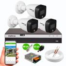 Kit Intelbras 3 Cam Vhd 1220 Full Color Dvr Mhdx 3104 S/ Hd Kit Intelbras 3 Cam Vhd 1220 Full Color Dvr Mhdx 3104 S/ Hd