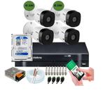 Kit Intelbras 4 Cam 1120b Dvr 04ch Full hd C/Hd 500GB