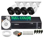 Kit Intelbras 4 Cameras 1220b Full Color Dvr 4ch C/Hd