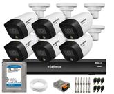 Kit Intelbras 6 Cam Vhd 1220b Full Color 1080p Dvr 3008 1tb