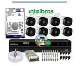 Kit Intelbras 8 Cam 1120b Dvr 8ch Mhdx 1008 C/hd 1tb Kit Intelbras 8 Cam 1120b Dvr 8ch Mhdx 1008 C/hd 1tb