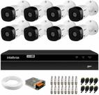 Kit Intelbras 8 Câmeras HD 720p VHL 1120 B DVR 1008-c 08 Canais