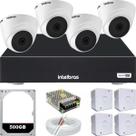 Kit Intelbras Completo Alta Definição - 4 Câmeras - Hd