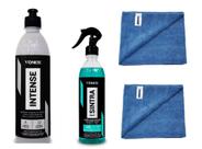 kit intense 500ml + sintra fast 500ml + 2 toalha de micro fibra 40x40 cm