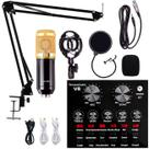Kit Interface Mesa V8 + Microfone Bm800 C/Braço Articulado Podcast Streamer