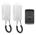 Kit Interfone Intelbras Campainha Porteiro e Extensão Audio