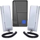 Kit Interfone Porteiro Eletrônico F8-SN c/ 2 Pontos Audio HDL