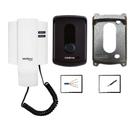 Kit Interfone Porteiro IPR 8010 Intelbras cabo e protetor