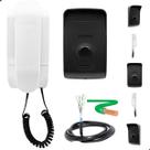 Kit Interfone Porteiro Residencial IPR 1010 Intelbras com 25 metros de Cabo para Instalação.