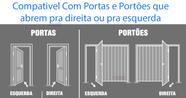 Kit Interfone Video Porteiro Eletrônico Residencial Slim Com Fechadura Eletrica Reversivel de Sobrepor