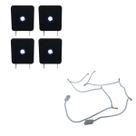 Kit Interruptor Chicote Catenária Acendimento Automático Fogão Cooktop Fischer 4 Bocas 1519 Fit Line Infinity 9788