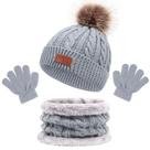 Kit inverno infantil gorro cachecol luva bebê touca de lã Kit inverno infantil gorro cachecol luva bebê touca de lã