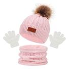 Kit inverno infantil gorro cachecol luva bebê touca de lã