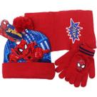Kit Inverno Infantil Masculino SpiderMan Touca Luva Cachecol