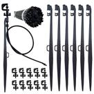Kit Irrigação Bailarina Saída Dupla Estaca 36cm - 10 peças