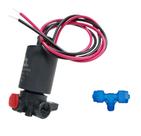 Kit Irrigação Válvula Solenoide 24Vac + 3W NO Para Irrigação 1/8 + Conexão