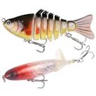 Kit Iscas Para Pesca Hélice Superfície Articulada Eficiente Cor:Laranja-Preto-Vermelho