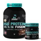 Kit Iso Protein Fusion Chocolate + Pré Treino Posseidon Nutrition For Bigs