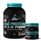 Kit Iso Protein Fusion Cookies + Pré Treino Posseidon Nutrition For Bigs