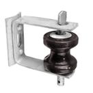 Kit Isolador Vertical Armação Press Bow E Roldana Conjunto Completo Para Cabos e Alças
